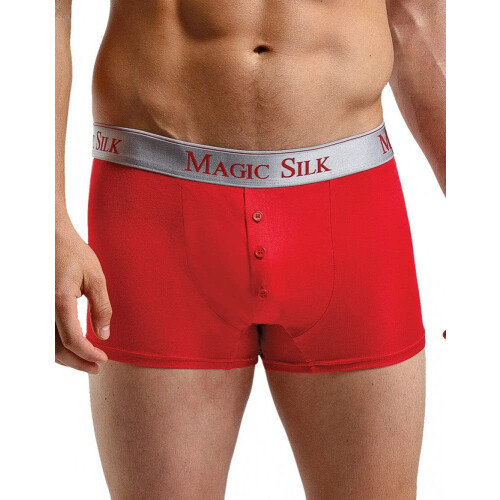 Magic Zijden Knoop Kort Rood Klein