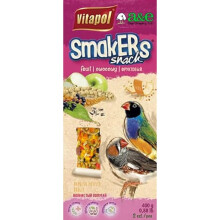A&E Cage Co. Smackers Leckerli-Sticks fr Zebrafinken in Fruchtgeschmack, mehrfarbig, ZVP-2307