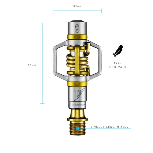 Crankbrothers MTB-Pedale Eggbeater 11 Gold 1