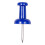 Jampapir farverige push -stifter - Blue Pushpins - 100/Pack 3