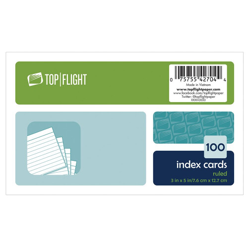 ???te? Top Flight Index    e ??a      ?? 3 x 5 ??tse? ?e???? 100 ???te? a?? s?s?e?as?a (4630730)