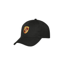 Originál čierny klobúk s logom Porsche
