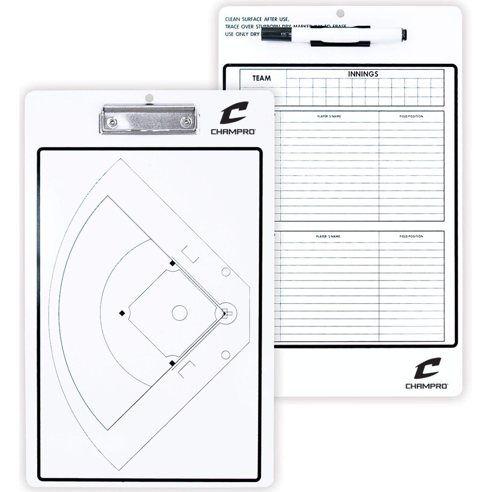 Champro Baseball/Softball Coaches Board (Wit)-image
