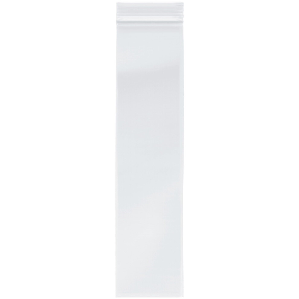 Plymor 3"" X 12"" (100 St Ck) 2 Mil Wiederverschlie Bare Plastikt Ten Mit Rei Verschluss-image