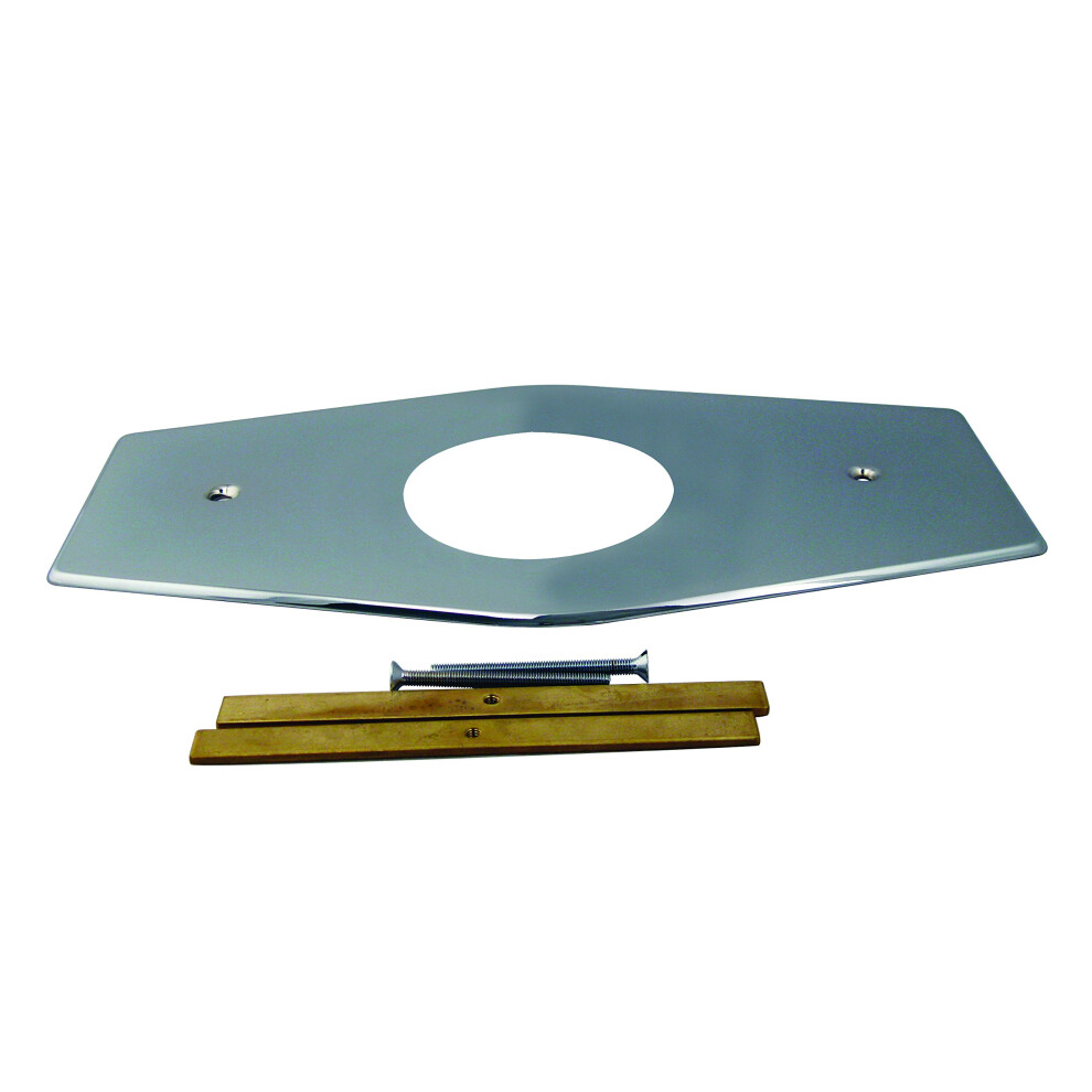 Westbrass One-Hole Remodel Plate For Mixet Polished Chrome D503-26 747028503266