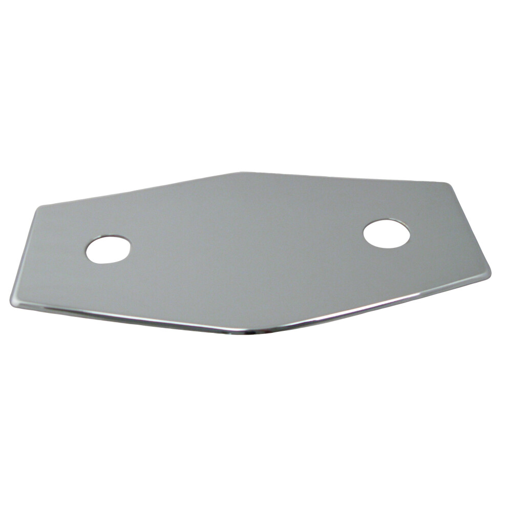 Westbrass Two-Hole Remodel Plate Polished Chrome D504-26 13 In 673604318101