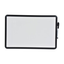 Skole Smart Dry Erase Board med Marker Sort ramme 11 x 17 tommer