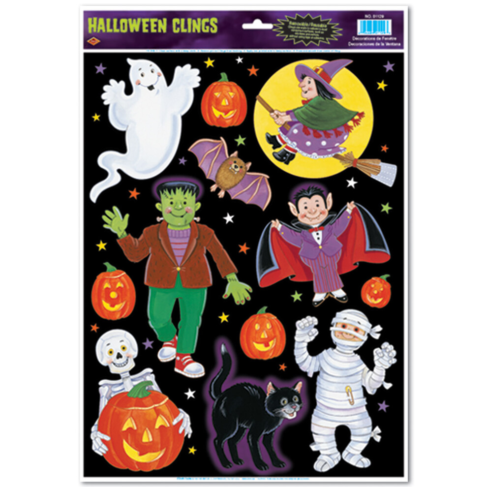 Beistle Co Halloween Character Clings