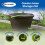 Suncast Suncast Plastic Wicker Buiten Tuinslang Opberghouder voor 100 Voet Slangen, Java 2