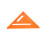 Johnson Level & Tool Ras-70B-Oran Structo-Cast Rafter Square 7 """" Orange 1 Square 1