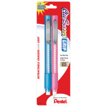 Gumki Pentel Clic w rσznych kolorach, opakowanie 2 szt