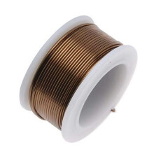 The Beadsmith Wire Elements Kzmuves drt  szennyezodsll lgy temper, kerek vintage bronz sznu  0,81 mm, 20 Gauge 10 Yard ors  kszerkszts