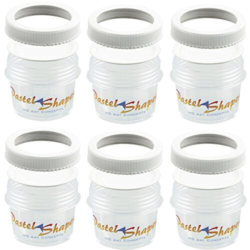 Pastel Shaper Set van 6 Potten