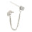 Prime-Line U 9857 1-5/16 In. Κλειδαριά Παράθυρου Με Σχοινάκι (Μοναδικό Πακέτο) 1