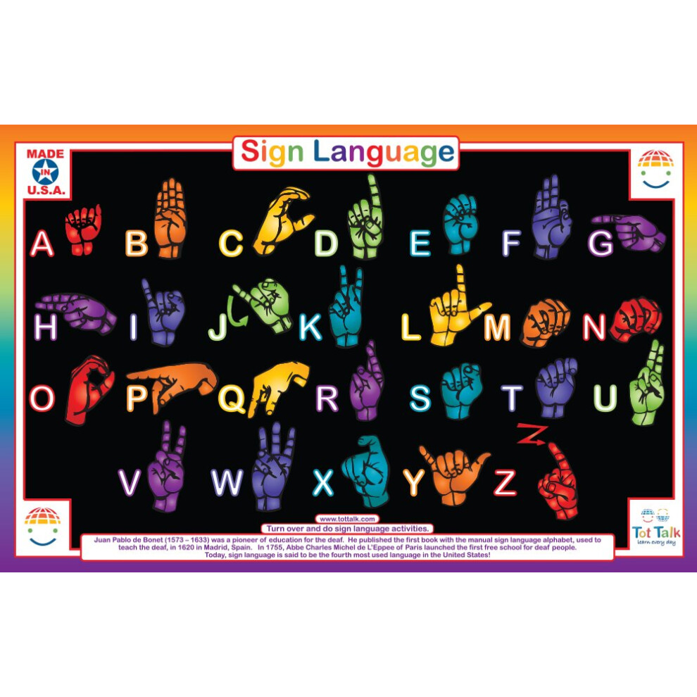 Gebarentaal Placemat-image