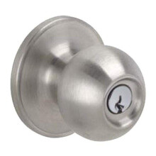 Dexter by Schlage J54CNA630 Corona Keyed Entry Knob Satin Stainless Steel