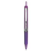 Pilot Precise V5 RT Hervulbare en intrekbare rollende balpennen Extra fijne punt 0,5 mm Paars, 12 stuks