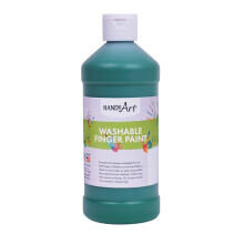 Handy Art Washable Finger Paint 16 ounce grn