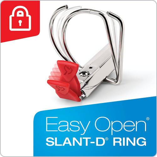 CRD18762 - Cardinal Easy Open Locking Slant-D Ring Binder 1