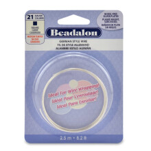 Beadalon German Style Wire Square Postrbren 21 gauge/0,028 in-2,5 m/8,2 ft