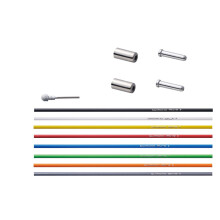 Set καλωδίων φρένου Shimano PTFE για δρόμο (Κόκκινο)