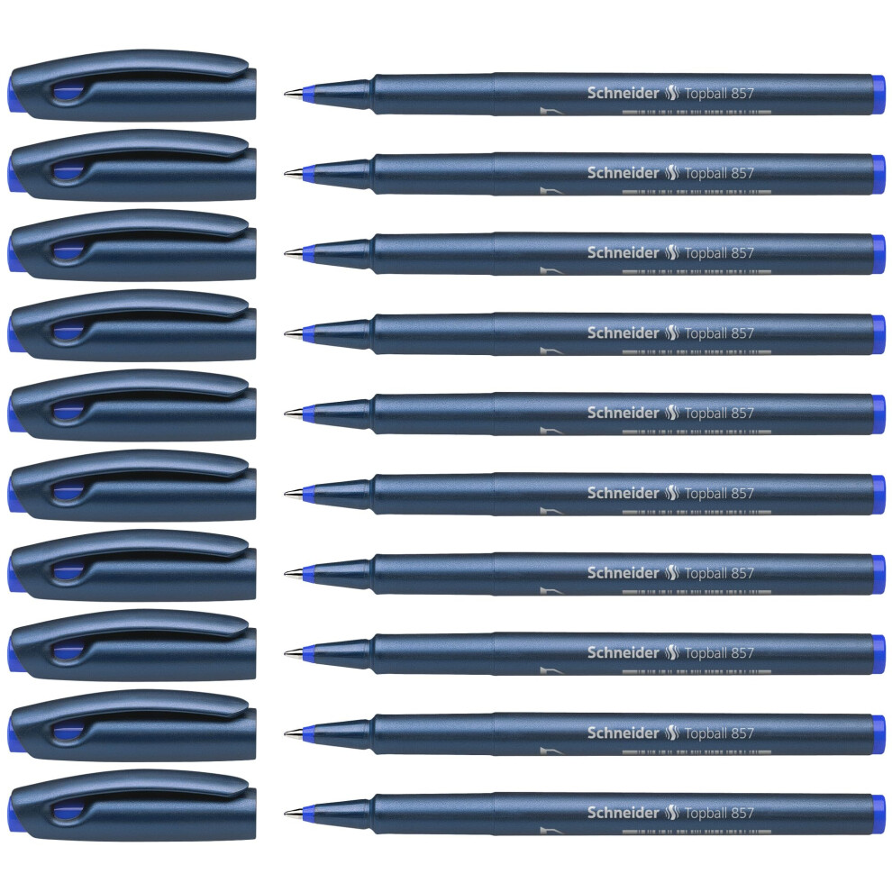 Schneider Topball 857 Rollerball 0,6 Mm Doos Van 10 Blauw (8573)-image