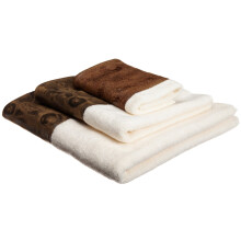 Beliebtes Bath Bath Zambia Collection Handtuchset Schokolade