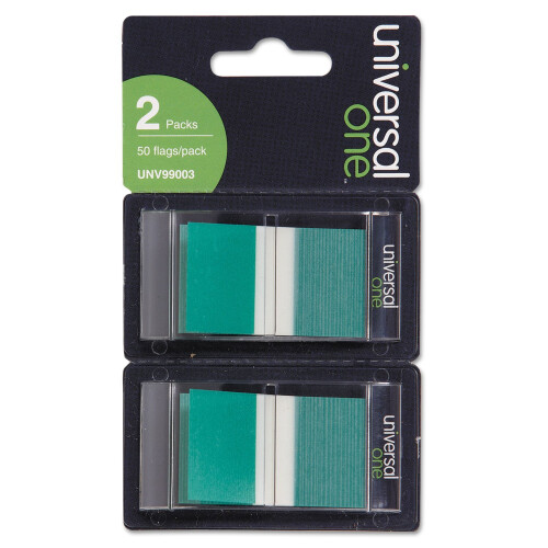 Universal Universal 99003 Sida Flaggor Grn 50 Flaggor/Dispenser 2 Dispensers/Pack