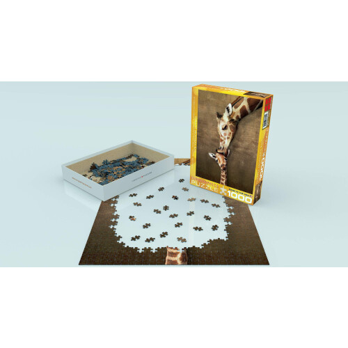 Eurographics Giraffe Moederkus puzzel 1000-delig 2