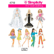 Strihov n vod na oblecenie pre b biky Simplicity 4719 od Andrey Schewe, velkost 11,5''