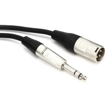 Hosa HSX-030 Pro tasapainotettu v likaapeli REAN 6,35 mm TRS - XLR3, mittari, 9 metri