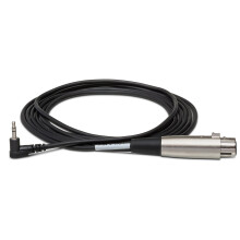 Hosa XVM-110F XLR3F to Right Angle 3.5 mm TRS Microphone Cable 10 Feet