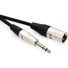 Hosa HSX-015 Pro Balanced Interconnect REAN 1/4 tommer TRS til XLR3 meter 15 fod