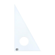 Alvin Clear Professional Acrylic Drafting Triangle 30/60 10-tommer Model 130C-10 Multipurpose Tool til udkast til design og arkitektur Fantastisk