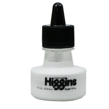 Encre     dessin pigment   e Chartpak Higgins Super White, flacon de 28 g (44100) 457081