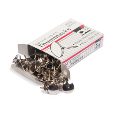 Charles Leonard Punaises Vernikkeld Massief Kopje 3/8 Inch Kop 100-Pack (912)