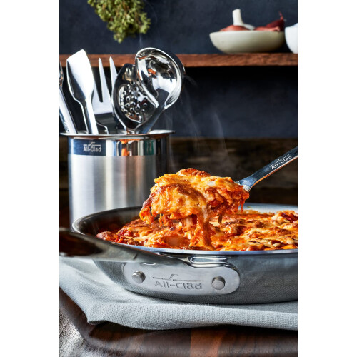 All-Clad Specialty Stainless Steel Kitchen Gadgets Slotted Spoon Kitchen Tools  Kitchen Hacks Silver 2