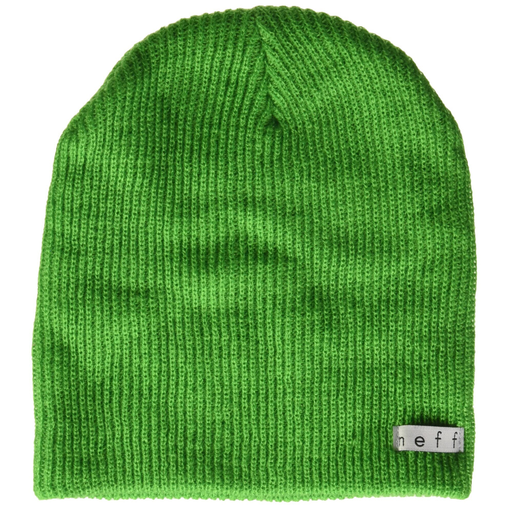 NEFF mens Daily Beanie  Warm  Slouchy  Soft Headwear Beanie Hat  Green  One Size US