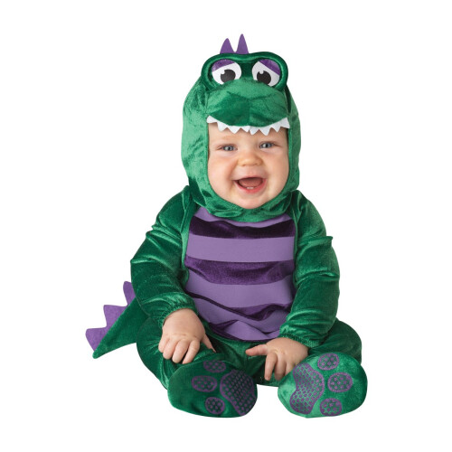 Incharacter-kostumer Dinky Dino Dinosaur-kostume Medium 12-18 måneder