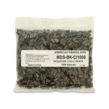 Hi-seas mini dubbel fat koppar rmar 1,3 mm id 2,40 mm od 7,0 mm lngd svart 1000 st