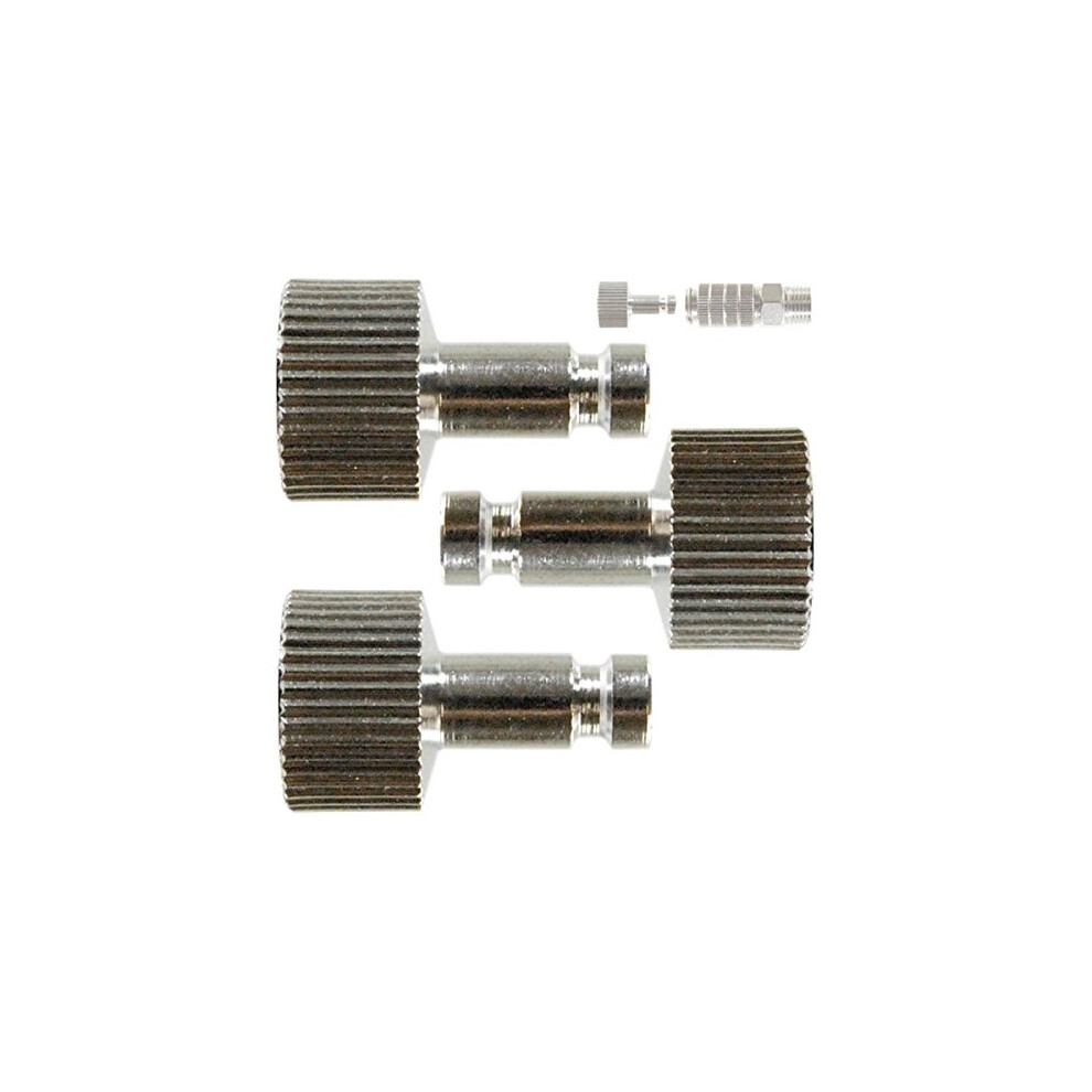 Master Airbrush 1/8"""" Male Quick Coupler 3 Pack Airbrush Connector Male Ends 844925007863