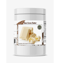 SAAQIN Desodorierte Bio-Kakaobutter, milder Kakaoduft  1 Pfund