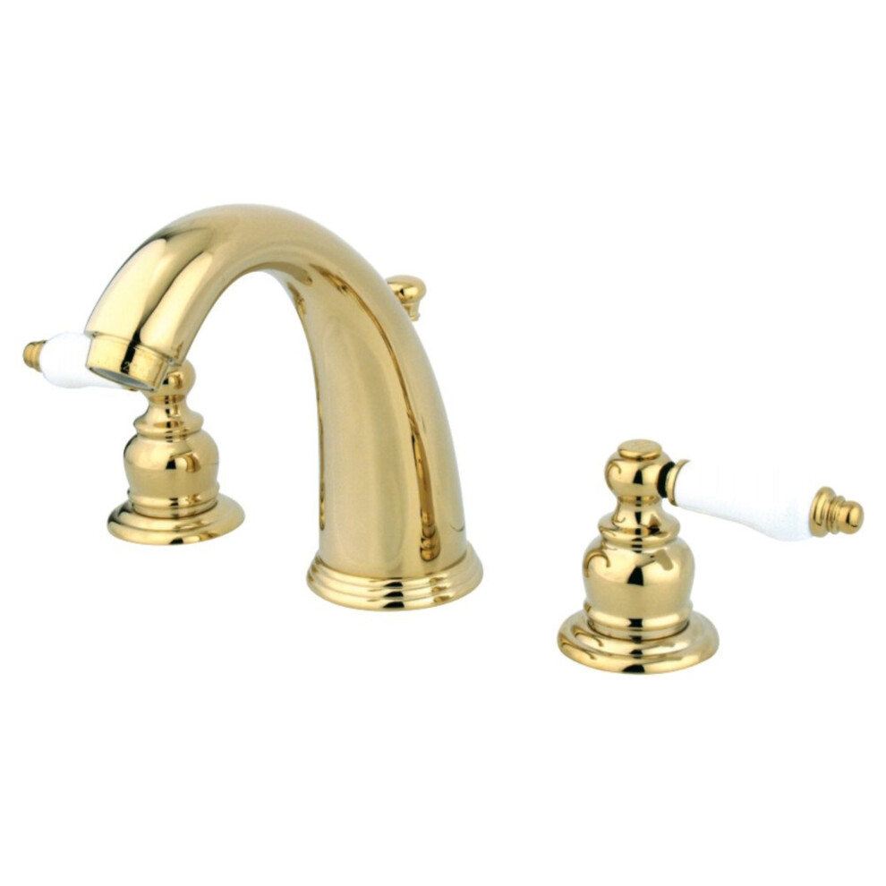 Kingston Brass Gkb982pl Widespread Bathroom Faucet Polished Brass 663370224751