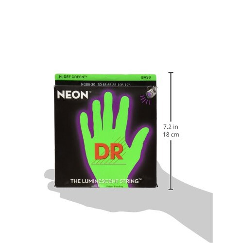 DR Strings HI-DEF NEON Struny do gitary basowej (NGB6-30) 2
