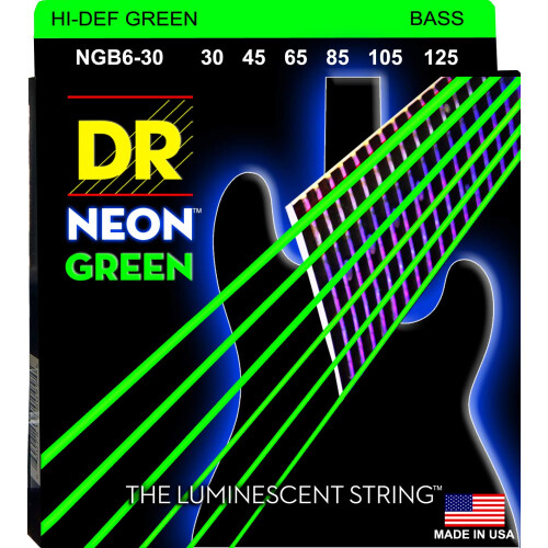 DR Strings HI-DEF NEON Struny do gitary basowej (NGB6-30)