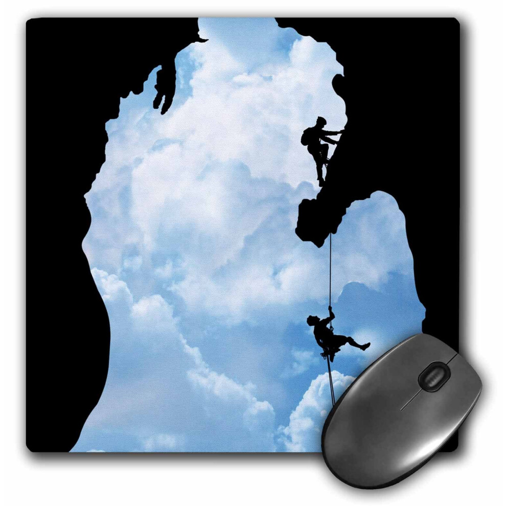 3Drose Llc 8 X 8 X 0.25 Inches Mouse Pad Michigan Climbers (Mp_19469_1) 489019469013