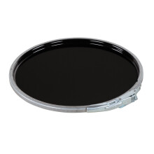 Vestil LID-STL-LL-UN Ocelov UN viecko s p kov m uzamykan m na vedro s objemom 5 gal nov, cierne
