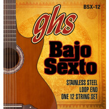 Zestaw strun GHS BSX-12 ze stali nierdzewnej Bajo Sexto 12