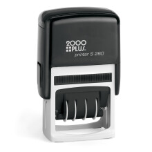 2000 Plus Economy Self-Ink Date Date FAXED Placeno Prijato Zadno 7/8"""" x 1-3/4"""" Impression Cerven a modr inkoust (065005)