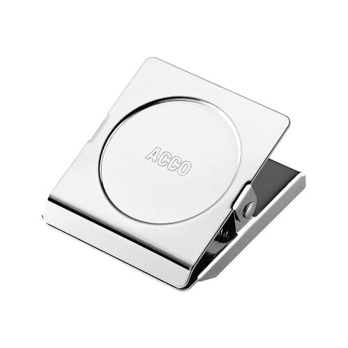 ACCO Small Magnetic Clip Silver 1